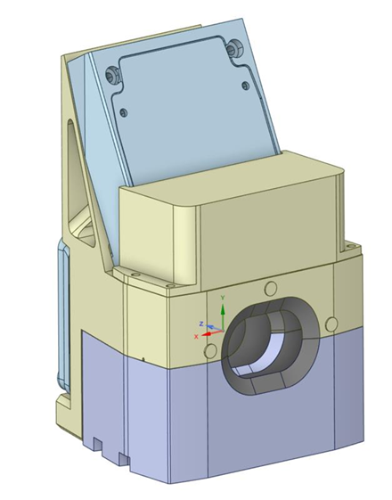 Single DEMETER channel module CAD