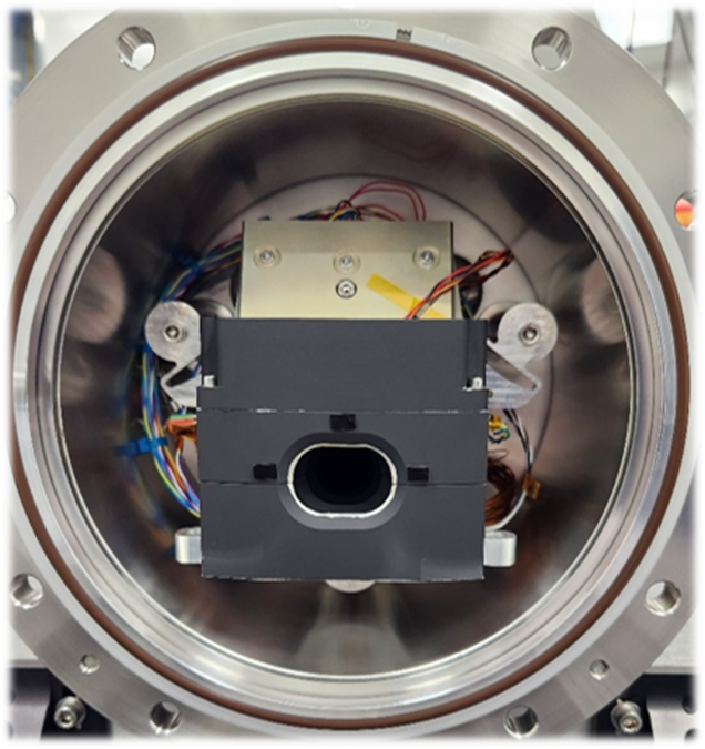 DEMETER inside vacuum chamber