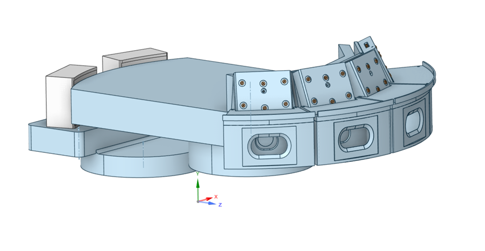 Full DEMETER detector array CAD